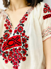 Load image into Gallery viewer, Vintage 1930s Hungarian Embroidered Peasant Blouse
