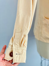 Load image into Gallery viewer, Vintage 1940s monogrammed jacket apricot color blouse
