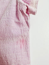 Load image into Gallery viewer, Vintage seersucker embroidered top
