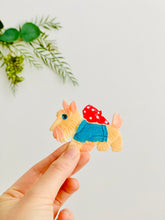 Load image into Gallery viewer, Vintage Celluloid Scottie Dog Brooch Novelty Pin
