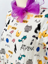 Load image into Gallery viewer, Vintage novelty print babydoll cotton top
