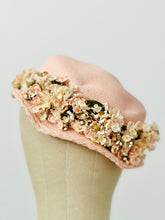 Load image into Gallery viewer, Vintage 1930s pastel pink millinery hat
