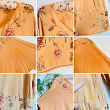 Load image into Gallery viewer, Vintage 1920s peach color beaded blouse
