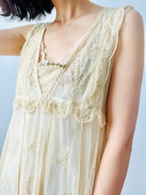 Load image into Gallery viewer, Vintage 1920s style lace dress
