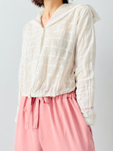 Load image into Gallery viewer, Antique Edwardian Sailor Style Cotton Top

