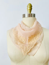 Load image into Gallery viewer, Vintage 1930s pink silk scarf
