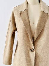 Load image into Gallery viewer, Blazer style wool coat
