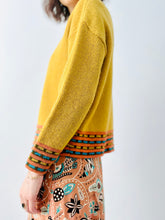 Load image into Gallery viewer, Vintage 1970s mustard color sweater
