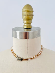 Vintage faux pearl choker