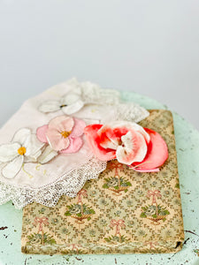 Vintage French floral trinket box