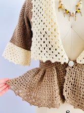 Load image into Gallery viewer, Vintage 1930s Knitted Cardigan Crochet Jacket
