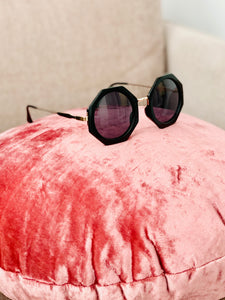Funky octagon shaped sunglasses