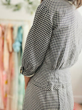 Load image into Gallery viewer, Vintage Nelly Don Houndstooth Dress Set
