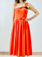 Load image into Gallery viewer, Vintage 1940s colorblock dress
