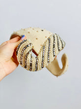 Load image into Gallery viewer, Vintage 1950s &quot;G Howard Hodge&quot; beaded rhinestone fascinator
