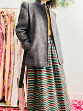 Load image into Gallery viewer, Vintage rainbow colors maxi skirt
