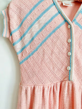 Load image into Gallery viewer, Vintage candy pink knit dress
