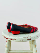 Load image into Gallery viewer, Vintage Bob Baker colorblock flats

