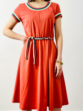 Load image into Gallery viewer, Vintage watermelon red dress

