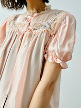 Load image into Gallery viewer, Vintage 1930s pink lace bed jacket
