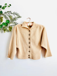 Vintage 1940s “Kims” wool cardigan