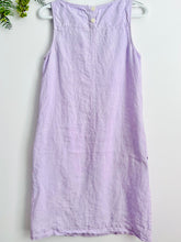Load image into Gallery viewer, Lilac color linen dress
