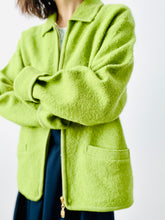 Load image into Gallery viewer, Vintage forest green wool jacket
