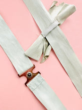 Load image into Gallery viewer, Antique Edwardian French adjustable ribbon sash
