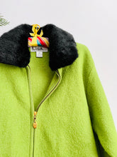 Load image into Gallery viewer, Vintage forest green wool jacket
