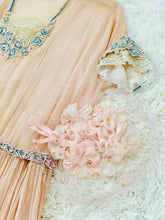 Load image into Gallery viewer, RARE 1920s pink embroidered flapper dress
