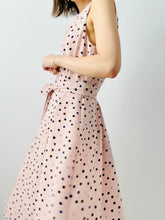 Load image into Gallery viewer, Vintage polka dot pink dress
