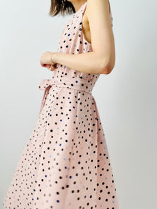 Vintage polka dot pink dress