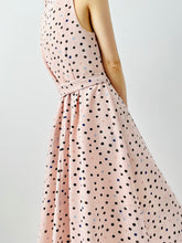 Load image into Gallery viewer, Vintage polka dot pink dress
