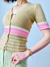 Load image into Gallery viewer, Vintage 1960s pink knit top
