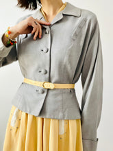 Load image into Gallery viewer, Vintage 1940s gray jacket
