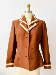 Vintage chestnut color Lilli Ann jacket