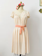 Load image into Gallery viewer, Vintage champagne pink night gown lingerie dress
