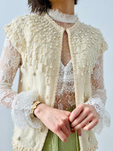 Load image into Gallery viewer, Vintage 1950s pearl beaded vest
