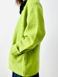 Vintage forest green wool jacket
