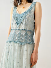 Load image into Gallery viewer, Vintage 1920s style lace dress
