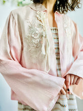 Load image into Gallery viewer, Vintage 1920s pink satin bed jacket
