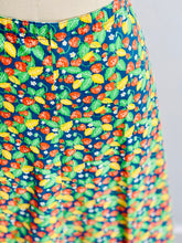 Load image into Gallery viewer, Vintage Floral Strawberry Print Novelty Cotton Skirt
