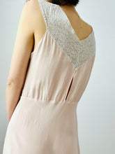 Load image into Gallery viewer, Vintage 1930s pink rayon lingerie dress
