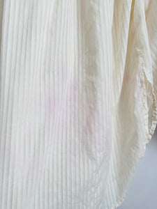Vintage white cotton Gunne blouse/dress