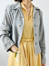Load image into Gallery viewer, Vintage 1940s gray jacket
