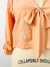 Load image into Gallery viewer, SOLD…Vintage 1930s silk bed jacket
