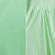 Load image into Gallery viewer, Vintage 1960s pastel green lingerie slip dress with ribbon
