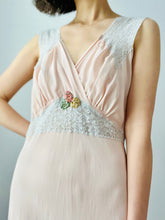 Load image into Gallery viewer, Vintage 1930s pink rayon lingerie dress
