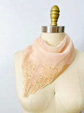 Load image into Gallery viewer, Vintage 1930s pink silk scarf
