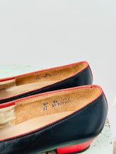 Load image into Gallery viewer, Vintage Bob Baker colorblock flats
